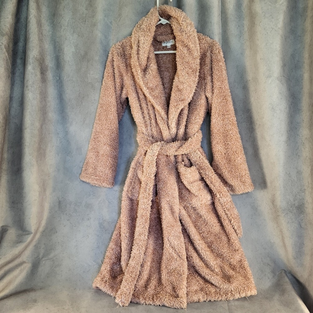 DAYDREAM by Berkshire Home Sz S Pink Brown Undertone Fluffy Robe
